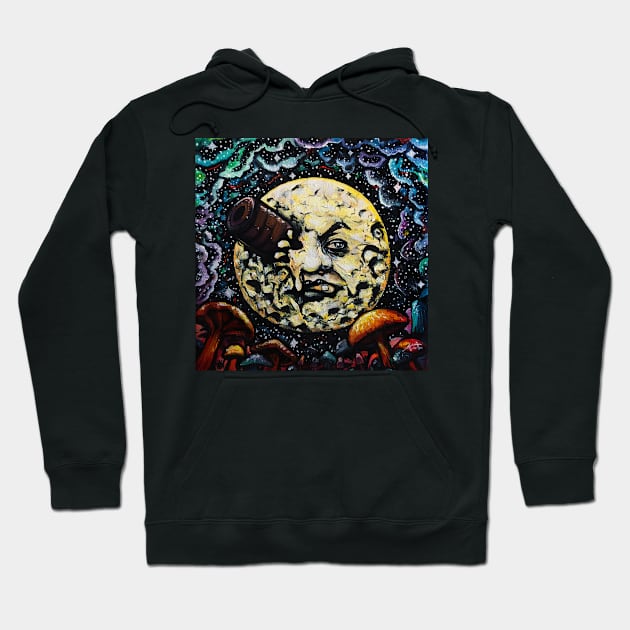 Trippin' to the Moon Hoodie by littleluckylink